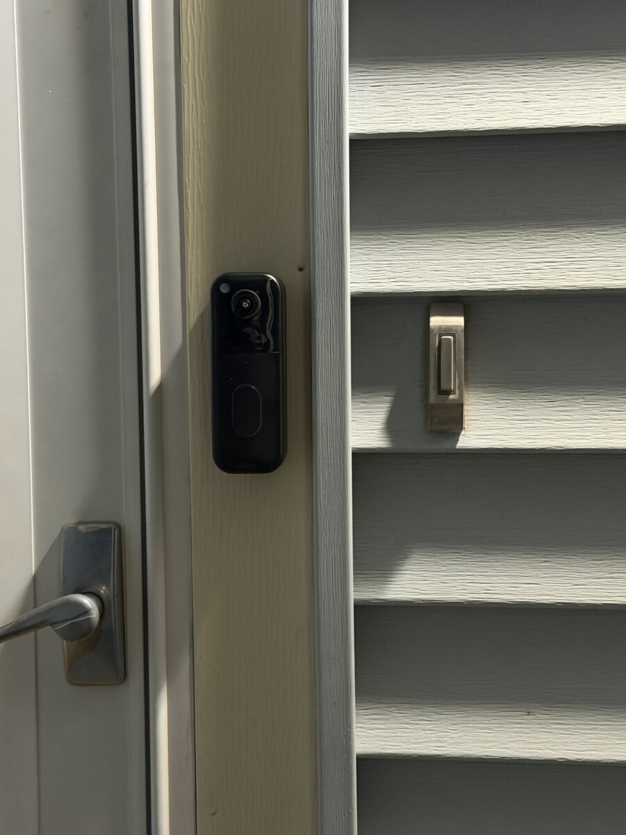 Installed Blink Doorbell - After